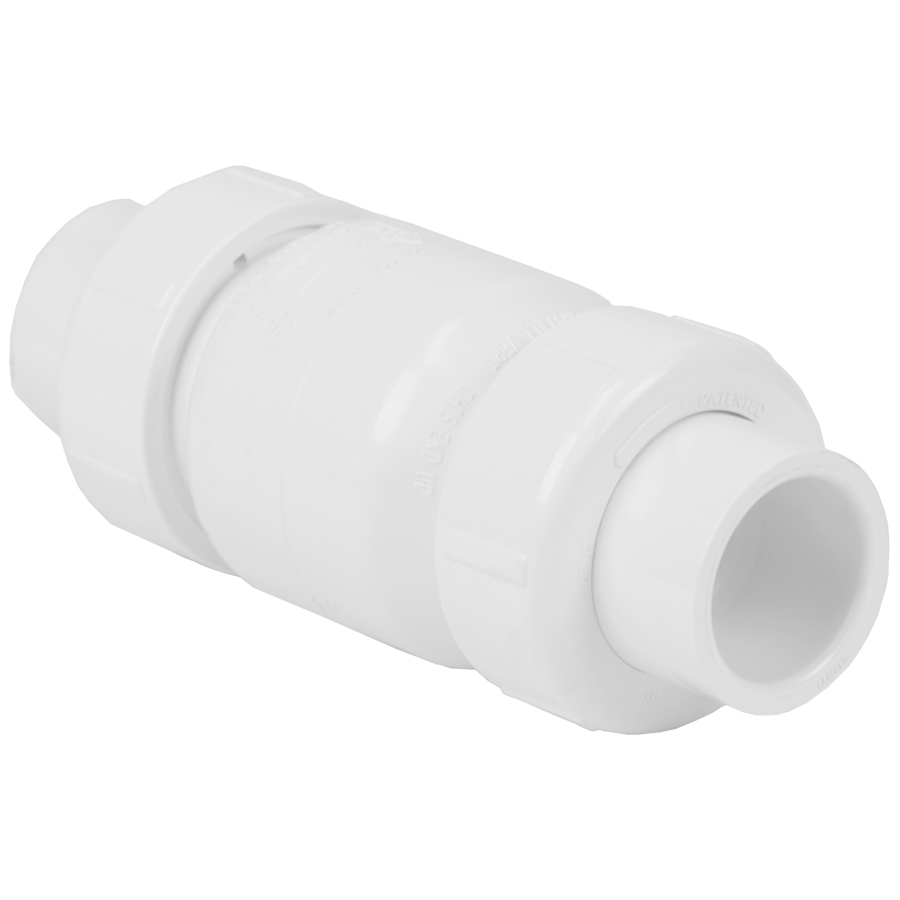 Spears 162B-010CL PVC Schedule 80 Clear Y-Check Valves 