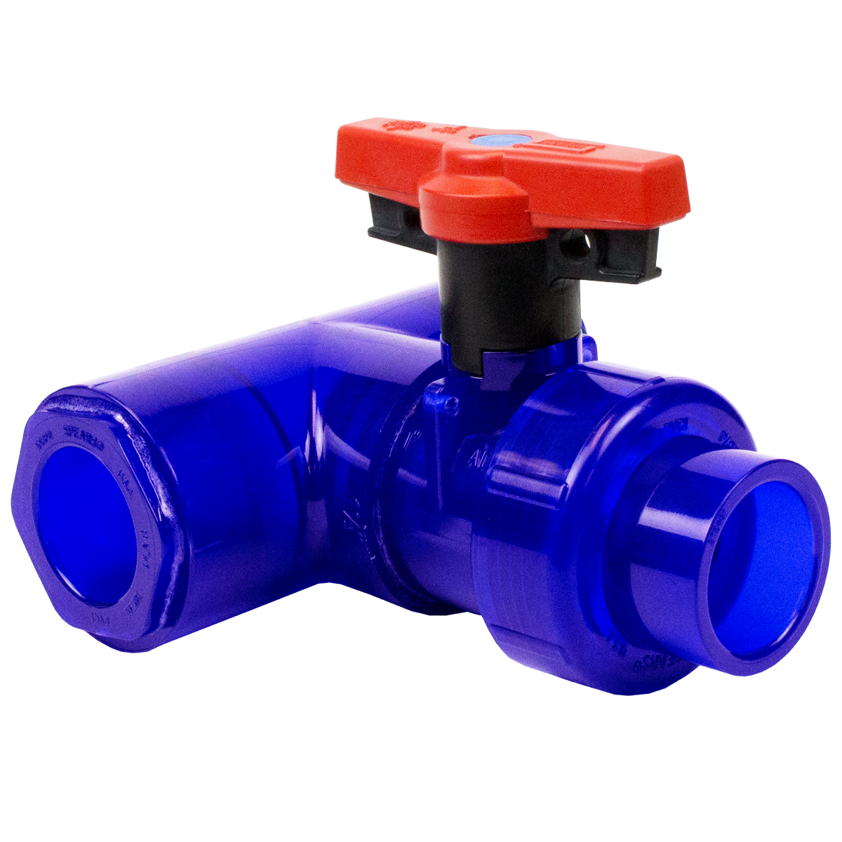 True Union 2000 Industrial T-Style Ball Valve