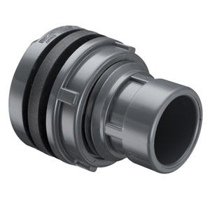 Tank Adapters, PVC New Style Standard with Neoprene Gaskets