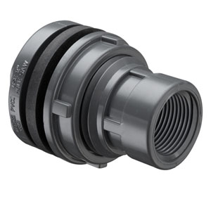 Tank Adapters, PVC New Style Standard with Neoprene Gaskets