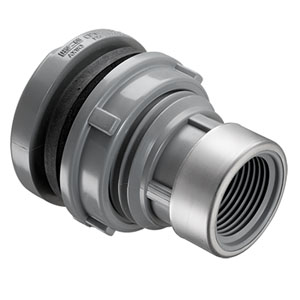 Tank Adapters, CPVC New Style Special Reinforced (SR) Threaded with EPDM Gaskets