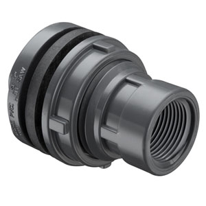 Tank Adapters, PVC New Style Standard with Neoprene Gaskets