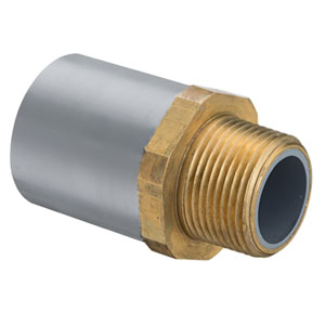 Male Adapter - CPVC Lined Brass Transition
