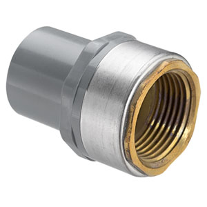 Female Spigot Adapter - Brass Transition