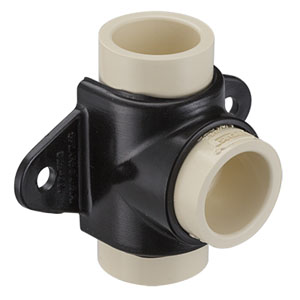Drop Ear Tee - CPVC Fitting with Bracket