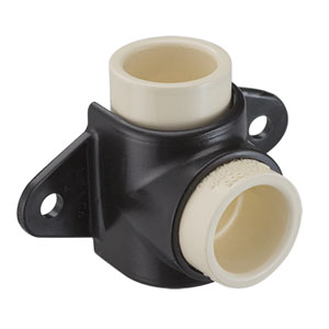 Drop Ear 90 Ell - CPVC Fitting with Bracket