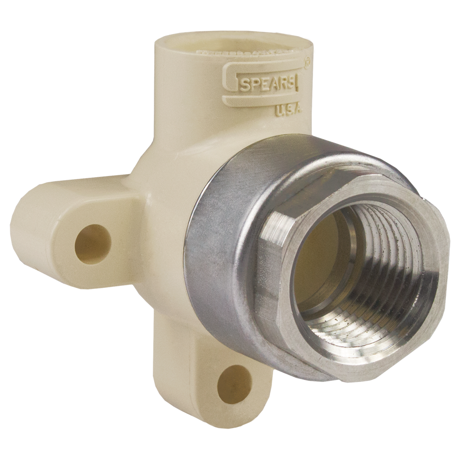 Drop Ear Ell - Stainless Steel Thread/CPVC Body
