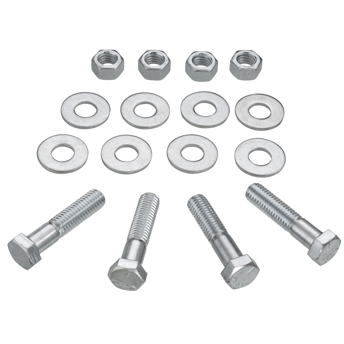 Flange Bolt Hardware Kits - Zinc Plated Steel