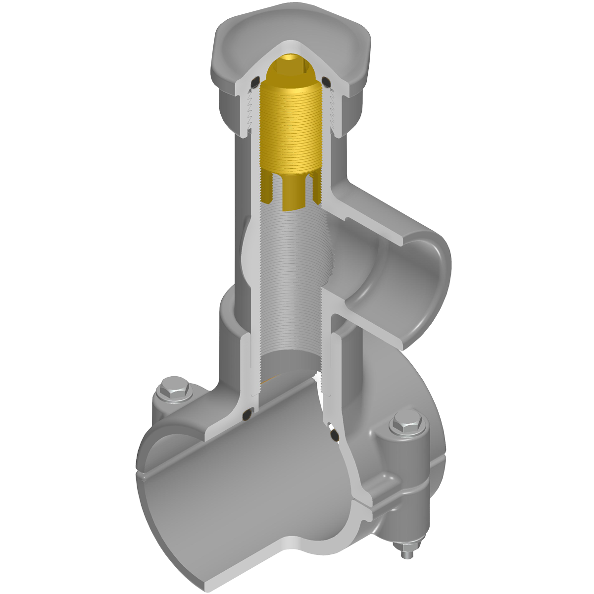 Hot-Tap Saddle CPVC Gray