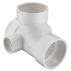 P418 Sanitary Tee with R&L Side Inlets