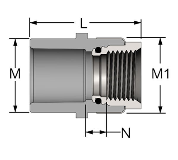Female Adapter - Stainless Steel Transition