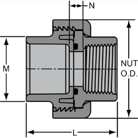 Union (Old Style) - Socket/Fipt/FKM