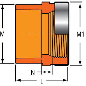 Female Adapter - Special Reinforced Plastic Thread Style