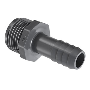 Male Hose Adapter, Reducing - PVC
