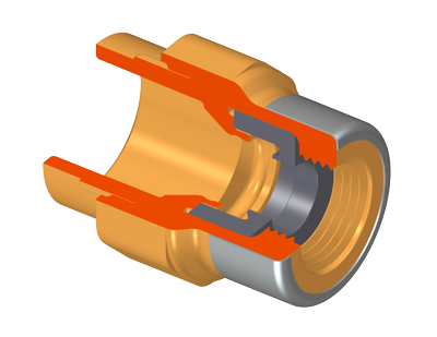 SofTorque™ SR Female Sprinkler Head Adapter -  Gasket Sealed Special Reinforced Plastic Thread Style